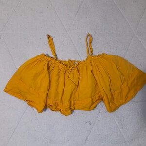 Pilcro Yellow Women's Top